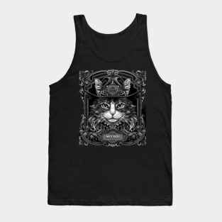 Cat Cowboy Wild West Whiskers Tank Top